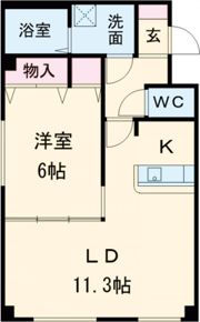 溝ビルX(10)の間取り画像