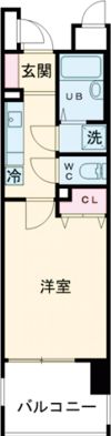 プレサンス新神戸の間取り画像