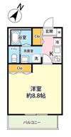 メゾンYUHIRIの間取り画像