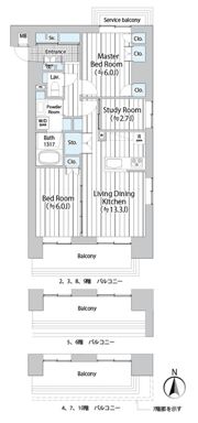 GOTEN 武蔵小杉の間取り画像