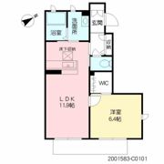クラヴィエ石坂 C棟の間取り画像