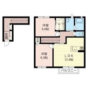 レジデンス クロルセ Aの間取り画像