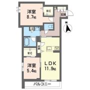 蓬莱の間取り画像