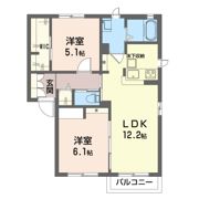 ジュピア Cの間取り画像
