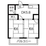 ツインリーブスの間取り画像