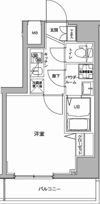 ジェノヴィア川崎駅グリーンヴェールの間取り画像