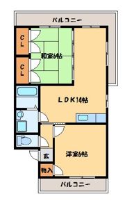 オークヒルズ707の間取り画像