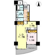 品川シーサイドビュータワー Ⅱの間取り画像