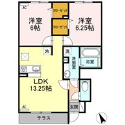 グランスール Aの間取り画像