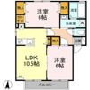 セジュール・アイ Bの間取り画像