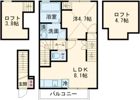 エルミナージュ本町の間取り画像