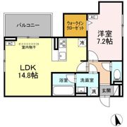 セレスティア長良 ウエストの間取り画像