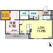 セレスティア長良 ウエストの間取り画像