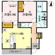 ソレイユ嵯峨野の間取り画像