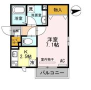 プラージュ武庫川 B棟の間取り画像