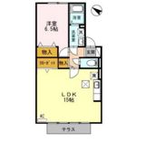 アパートメントff A棟の間取り画像