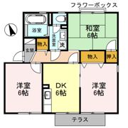 セジュールシマ B棟の間取り画像