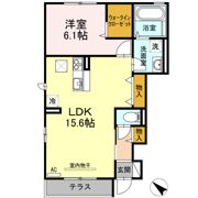 ブロード リッジ Ⅱ A棟の間取り画像