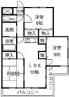 佐倉ハイツ S棟の間取り画像