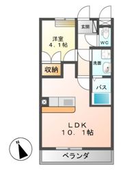 シルバー チャリオッツの間取り画像