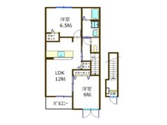 アンソレイエⅡの間取り画像