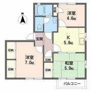 リリーハイツ夢前の間取り画像