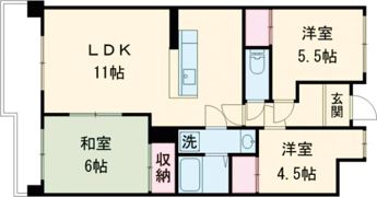シティーガーデン広畑の間取り画像