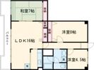 レジデンス白樺の間取り画像