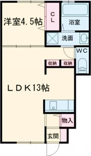 オラス本山の間取り画像