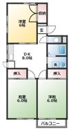 シャトレ旭の間取り画像