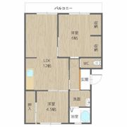 コーポ浅田の間取り画像