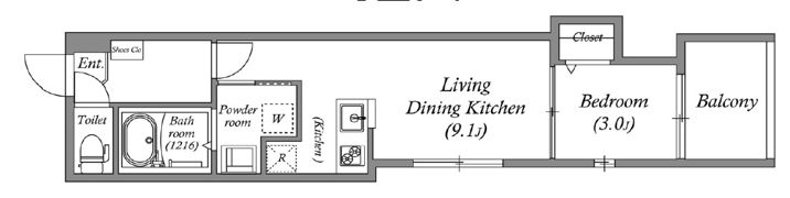 ハーモニーテラス淀下津町Ⅲの間取り画像