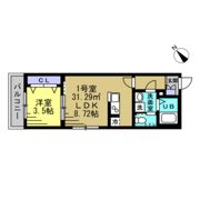 RIZE柏たなかⅢの間取り画像