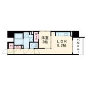 S-RESIDENCE天満橋arの間取り画像