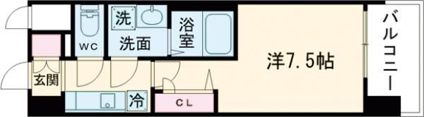 ファーストフィオーレ長田グランディールの間取り画像