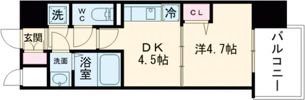 ファーストフィオーレ長田グランディールの間取り画像