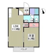 カサベルデの間取り画像
