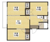 新涯マンションAの間取り画像