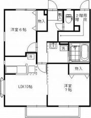 ハーモニーフラットの間取り画像