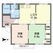 ハイライズホーム Aの間取り画像