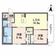 シャーメゾンリーノの間取り画像
