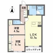 カルムメゾンの間取り画像