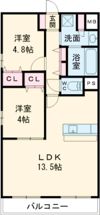 リアンレガーロ大牟田の間取り画像