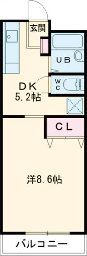 平成朝霧ハイツの間取り画像
