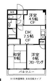 リエス国分寺恋ヶ窪の間取り画像