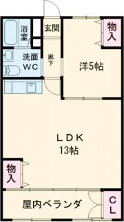 クレールきららの間取り画像