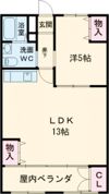 クレールきららの間取り画像