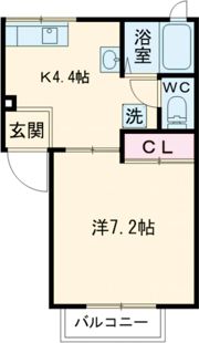 ハイライフ三条Aの間取り画像