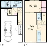 ザ・ライフ南薫プレミアガレージの間取り画像