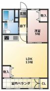 クレールきららの間取り画像
